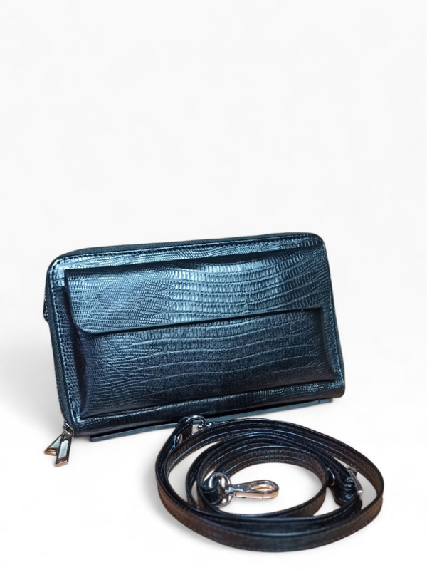 کیف مدارک و موبایل دستی و دوشی چرم طبیعی