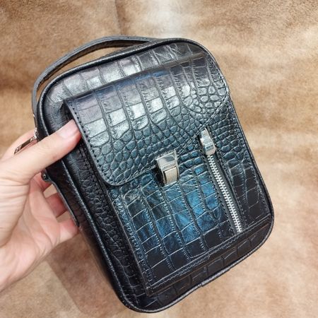 کیف دوشی تمام چرم متوسط