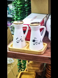 روغن ریز سرامیک درب چوبی