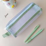 جامدادی توری پاستلی دوزیپ