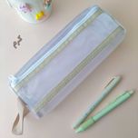 جامدادی توری پاستلی دوزیپ