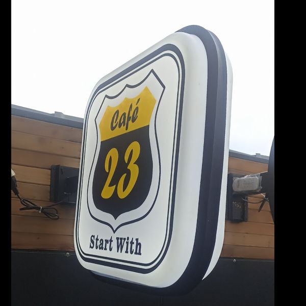 تابلو لایت باکس مربع دو طرفه