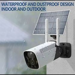 Smart Battery Camera with Solar Panel – دوربین امنیتی هوشمند باتری‌خور با پنل خورشیدی