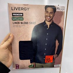 پیراهن لینن مردانه لیورجی کد EU4061