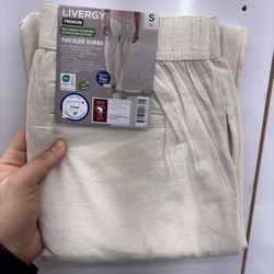 شلوار لینن مردانه لیورجی کد EU4064