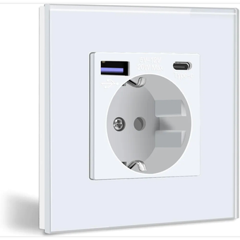 پریز برق BSEED Schuko با شارژر USB-C 20W آمازون