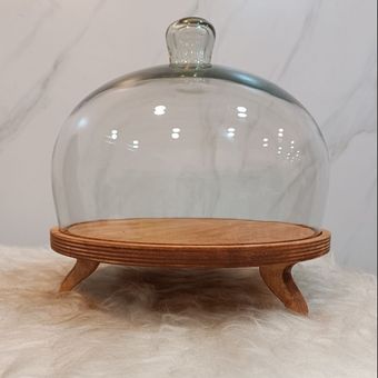 🦋کاپ کیک بلوری با پایه چوبی🦋