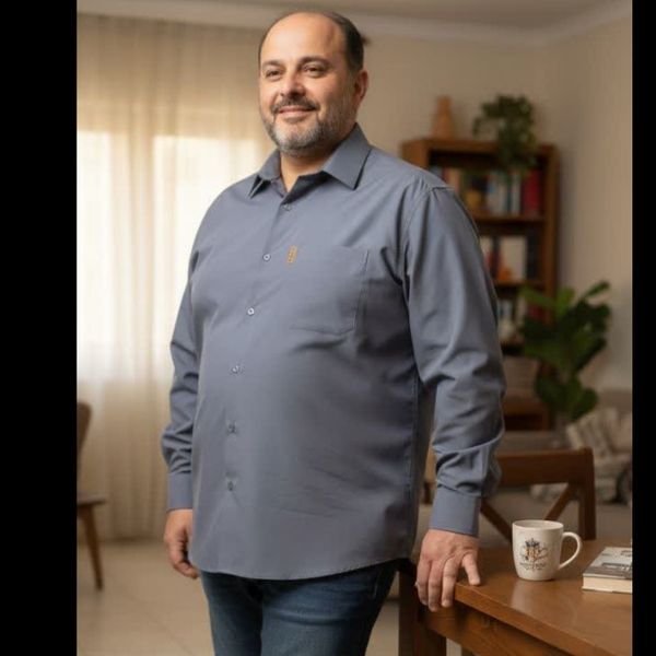 پیراهن شیک مردانه تک جیب قواره دار