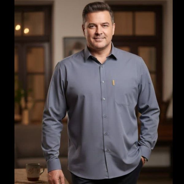 پیراهن شیک مردانه تک جیب قواره دار