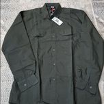 پیراهن شیک مردانه دوجیب سبز ارتشی