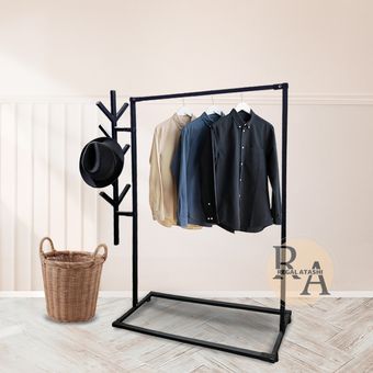 رگال کف کلاف با آویز کلاه و کیف