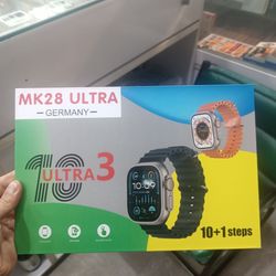 ساعت هوشمند MK28 ULTRA با 10 بند | طراحی مدرن، امکانات پیشرفته و تنوع بندها