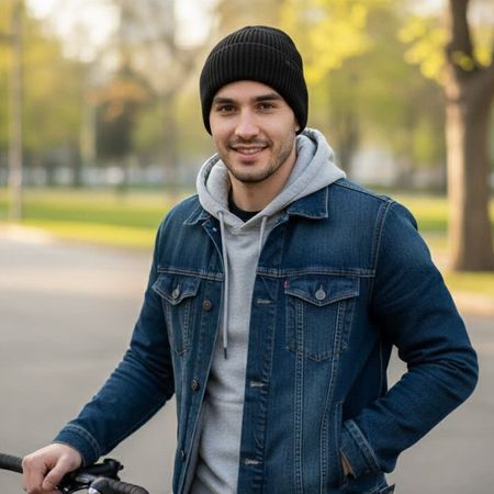 کلاه مشکی مردانه