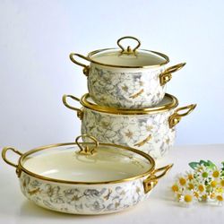 قابلمه 3 عددی لعابی سایز بزرگ