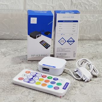 هاب کنترلر  ARGB ( هاب فن )  مدل HF-A3 PRO  | دارای ریموت کنترل  | سفید