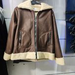 کت چرم بوفالوی دخترانه وزنانه داخل بعبعی