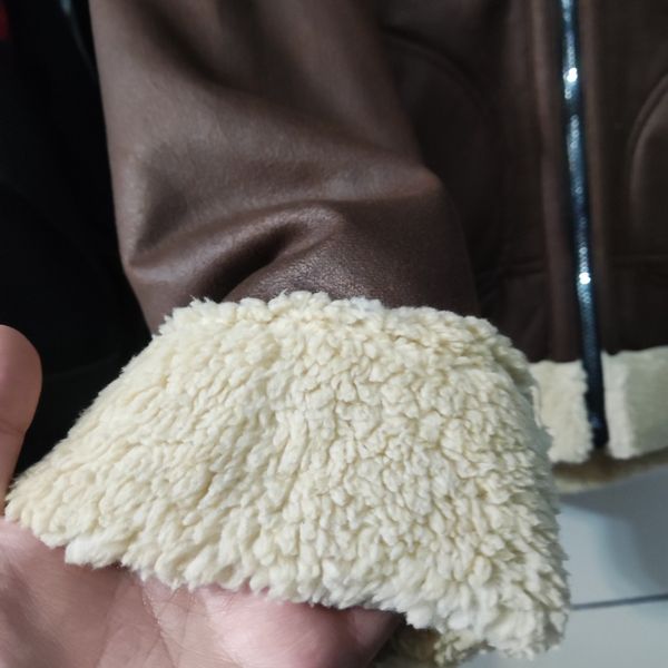 کت چرم بوفالوی دخترانه وزنانه داخل بعبعی