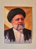 بیرق چهره شهید رئیسی