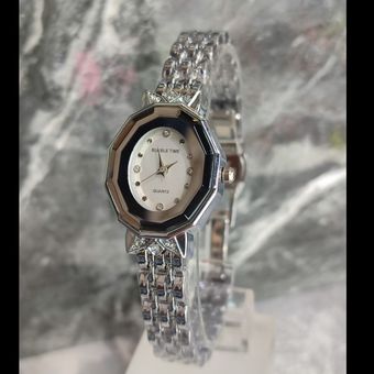 ساعت مچی عقربه ای زنانه قاب چند ضلعی شرکتی مدل bable time 89/3