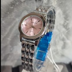 ساعت مچی زنانه شرکتی Babble time بند فول استیل با قفل پروانه ای ضد آب مدل 63903