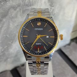 ساعت مچی کلاسیک مردانه سیتیزن تقویم دار رنگ ثابت ضد آب مدل 7890