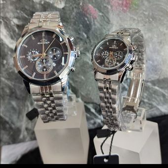 ساعت مردانه و زنانه الگانس قاب چند ضلعی  شرکتی مدل 897+