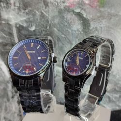 ساعت مردانه و زنانه  سیکو کلاسیک قاب استیل ضد آب مدل 7839