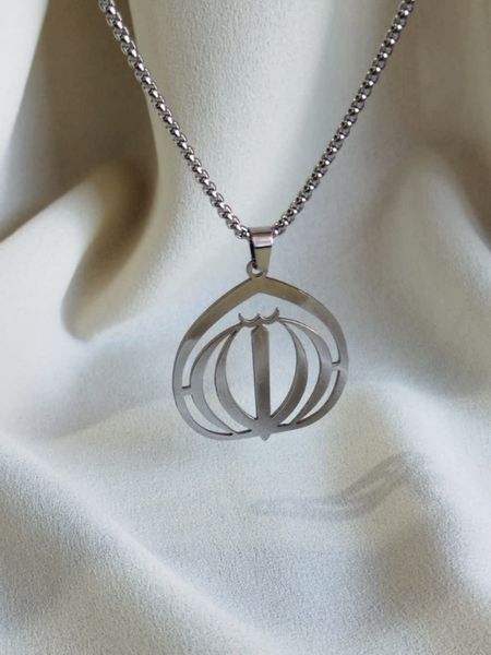 گردن آویز استیل الله (رنگ ثابت)
