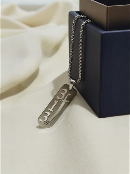 گردن آویز استیل 313 (رنگ ثابت)