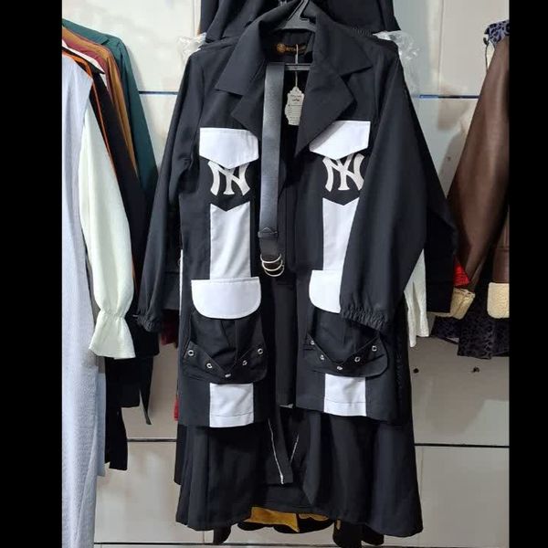 مانتوشیک زنانه کمربند دار