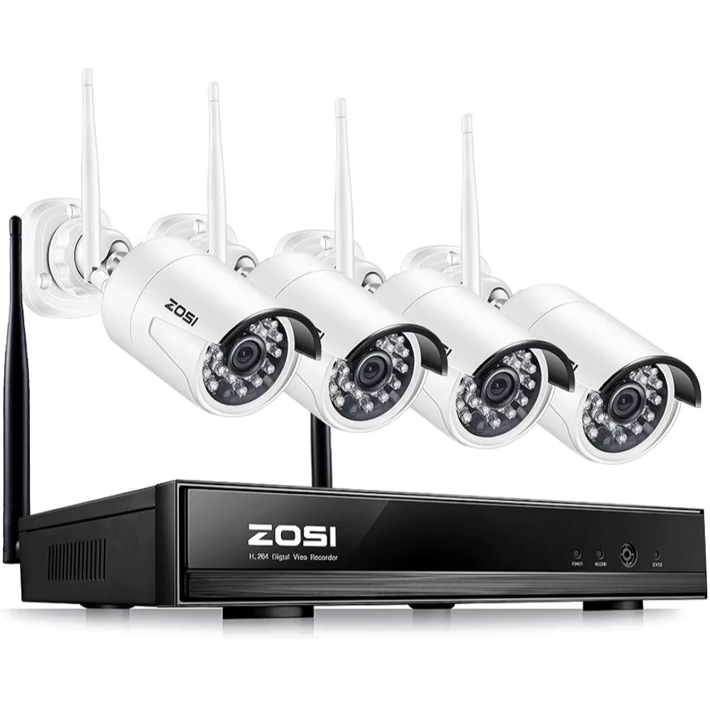 سیستم دوربین مداربسته بی‌سیم 8 عددی ZOSI 1080P 1TB SSD اصلی