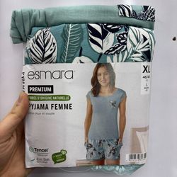 ست تیشرت و شلوارک زنانه اسمارا کد EU4187