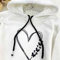 هودی دخترانه قلبی