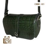 کیف زنانه چرم طبیعی (چرم طرح پوست ماری)