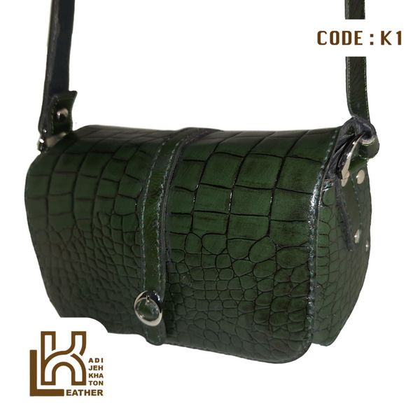 کیف زنانه چرم طبیعی (چرم طرح پوست ماری)