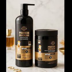 ماسک مو و شامپو کراتینه و پروتئین برزیلی