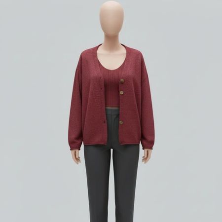 ژاکت با تاپ بافت