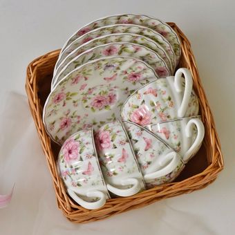 فنجان نعلبکی گلدار کد525/14