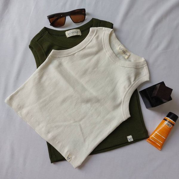 کراپ تاپ کش بافت بیسیک