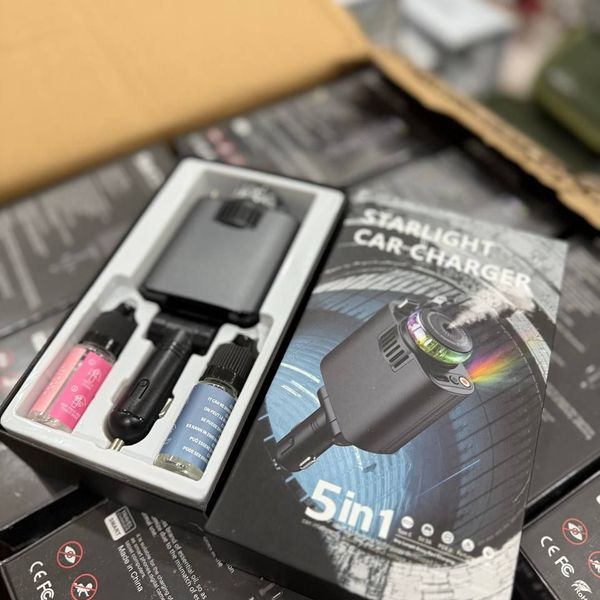 شارژ فندکی چند کاره برند Starlight مدل Starlight 5 in 1 Car Charger