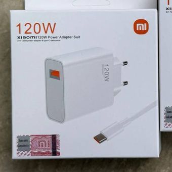 شارژر دیواری 120 وات شیائومی سرکارتن به همراه کابل  120w max USB-C