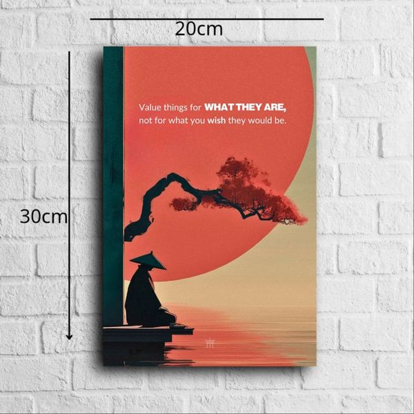 تابلو مخمل مدرن غروب آرامش سایز 30*20