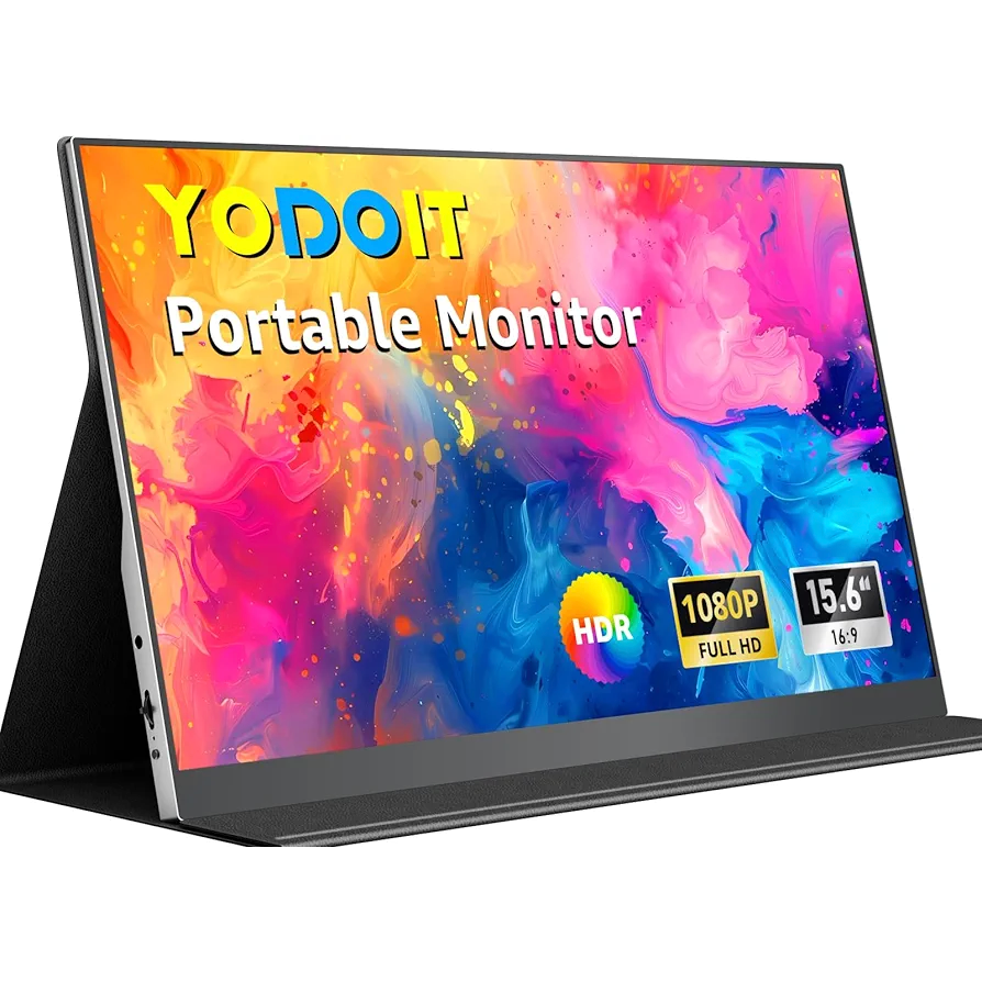 مانیتور قابل حمل پرتابل Yodoit سایز 15.6 اینچ – Yodoit Portable Monitor 15.6″ FHD IPS