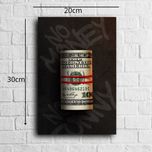 تابلو مخمل مدرن پولِ جمع‌شده سایز 30*20