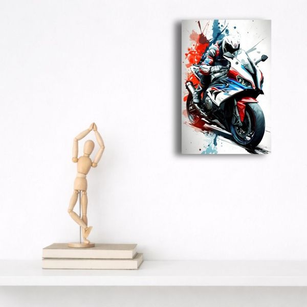 تابلو مخمل مدرن اوج سرعت سایز 30*20