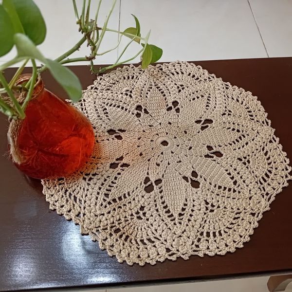 رومیزی دستباف شاد بافت با نخ مرسریزه