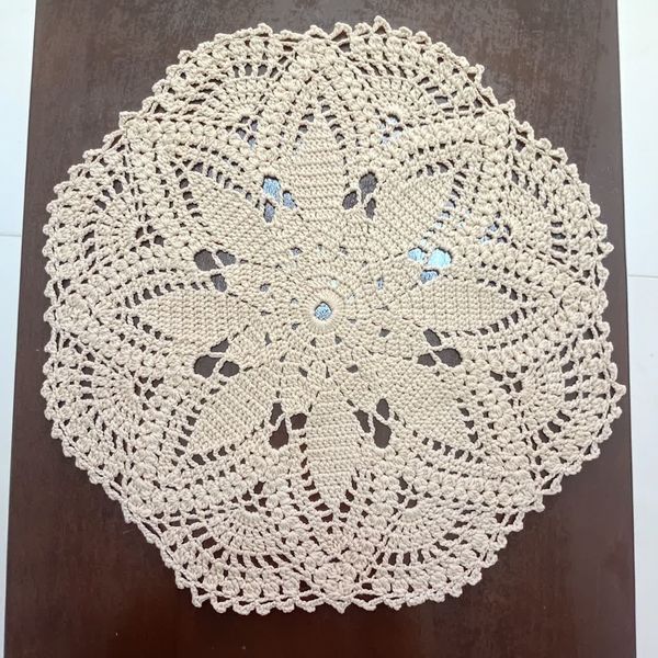 رومیزی دستباف شاد بافت با نخ مرسریزه