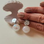 گوشواره مروارید سفید