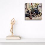 تابلو مخمل گاراژ خاطرهها سایز 30*30