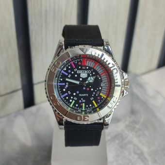 ساعت مچی مردانه سیکو تقویم فعال شرکتی بند برزنتی مدل 8910